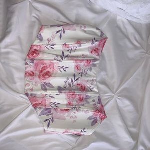 White Fox Bustier Top